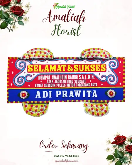 Papan Bunga Ucapan Selamat Medan Timur